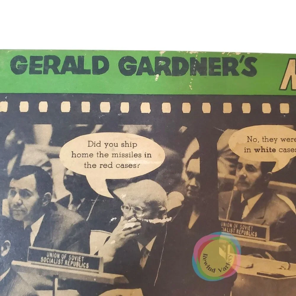 Vintage 1962 Gerald Gardner Satire Napkins Boxed